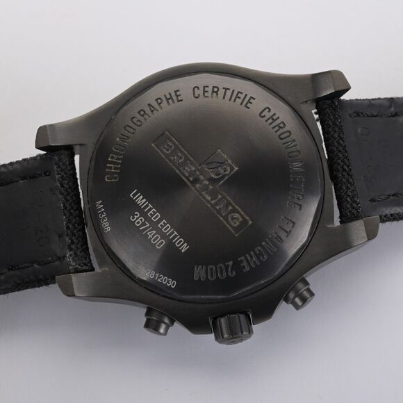 Breitling Colt Chrono 44 M13388 Limited Edition PVD Black Automatic Men's Watch - Picture 11 of 11